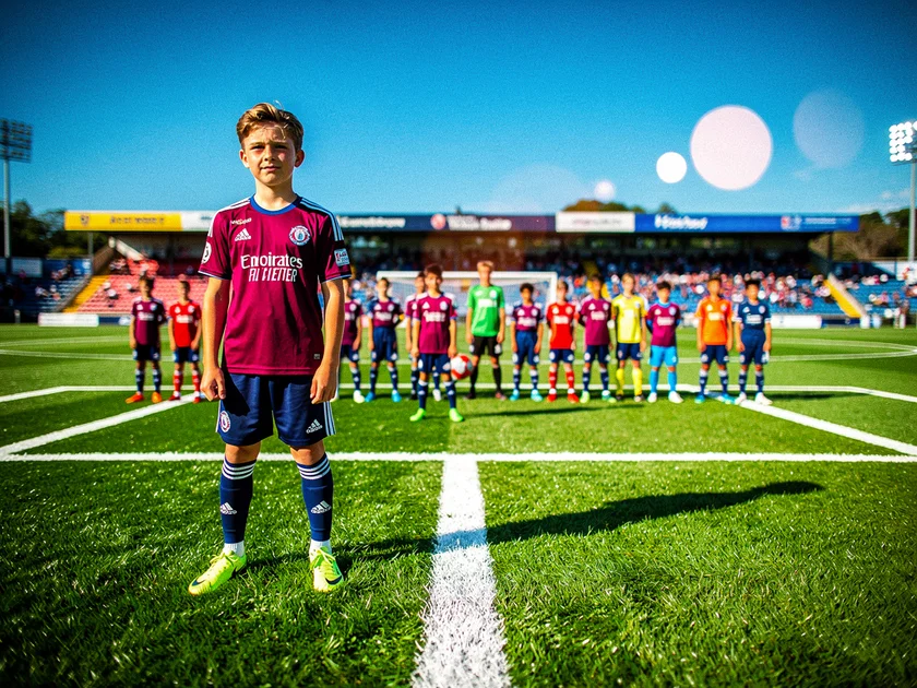 Arsenal teenagers Max Dowman and Marli Salmon in FA Cup action against Mansfield, highlighting the p
