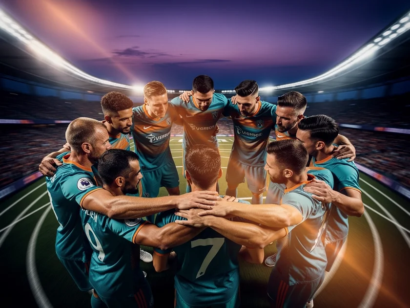 Cole Palmer in Chelsea blue driving forward during Premier League match against Aston Villa