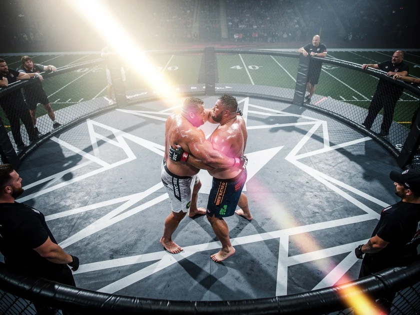 Jon Jones UFC heavyweight champion with rival MMA promotions building in 2026