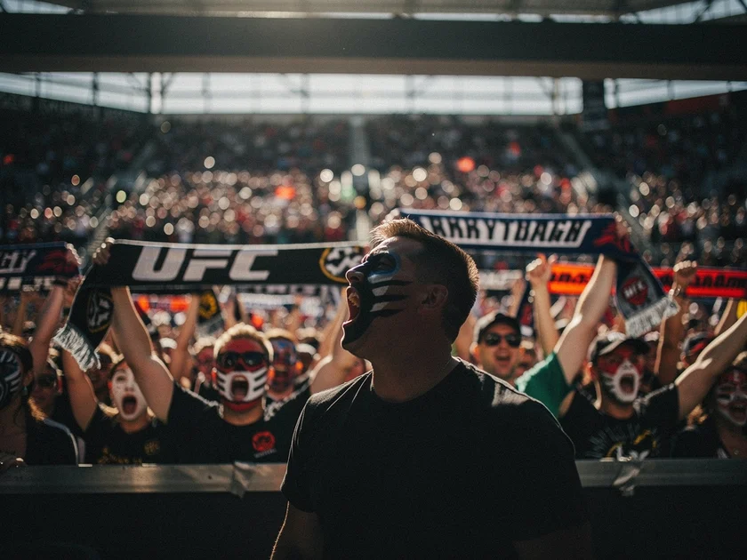 UFC octagon with fighters competing, illustrating UFC Results Today for March 30 2026