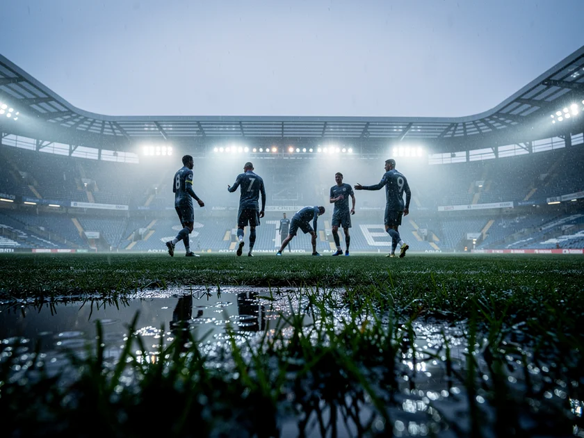 Brighton players celebrate at Turf Moor in Premier League Results Today win over Burnley 2-0