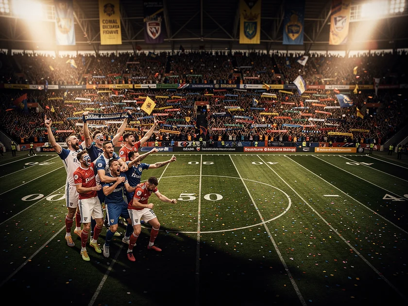 Premier League Transfer News graphic showing Jeremy Monga Leicester City winger tracked by nine clubs