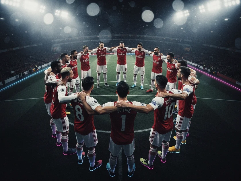 William Saliba in Arsenal kit during a Premier League match at the Emirates Stadium 2026